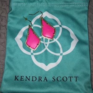 Kendra Scott “Alex” earrings in pink